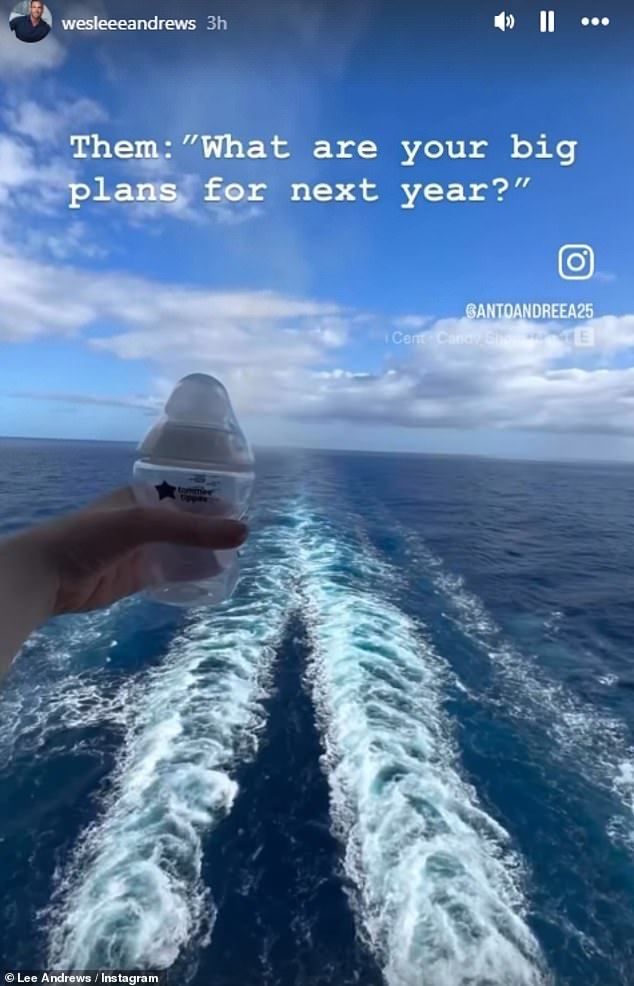 Lee had posted this image hinting about baby plans with Katie once again