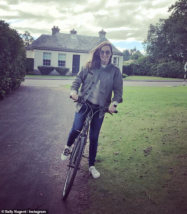 She makes her way to work while most are still fast asleep in their beds but once she's back home she makes sure she heads out for a run, dog walk or a cycle