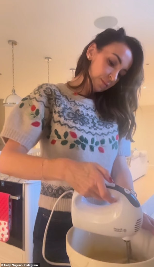 Breakfast comes in the form of overnight oats, with the highly nutritious and convenient option one she can quickly grab and go as she leaves for work at 4.15am