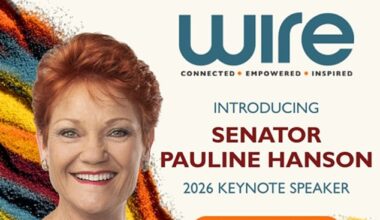 Pauline Hanson has been dumped from the real estate convention promoted (above) as a chance for influential property figures to hear her thoughts on housing and national policy