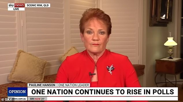 The invitation for the women's real estate convention was sent out on February 23, a week after Pauline Hanson's controversial comments on Sky News that there were 'no good Muslims'. She was dumped on February 27