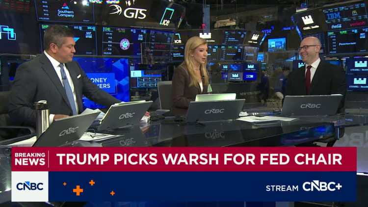 Kevin Warsh is a 'fantastic pick' for Fed chair, says Fed Governor Stephen Miran