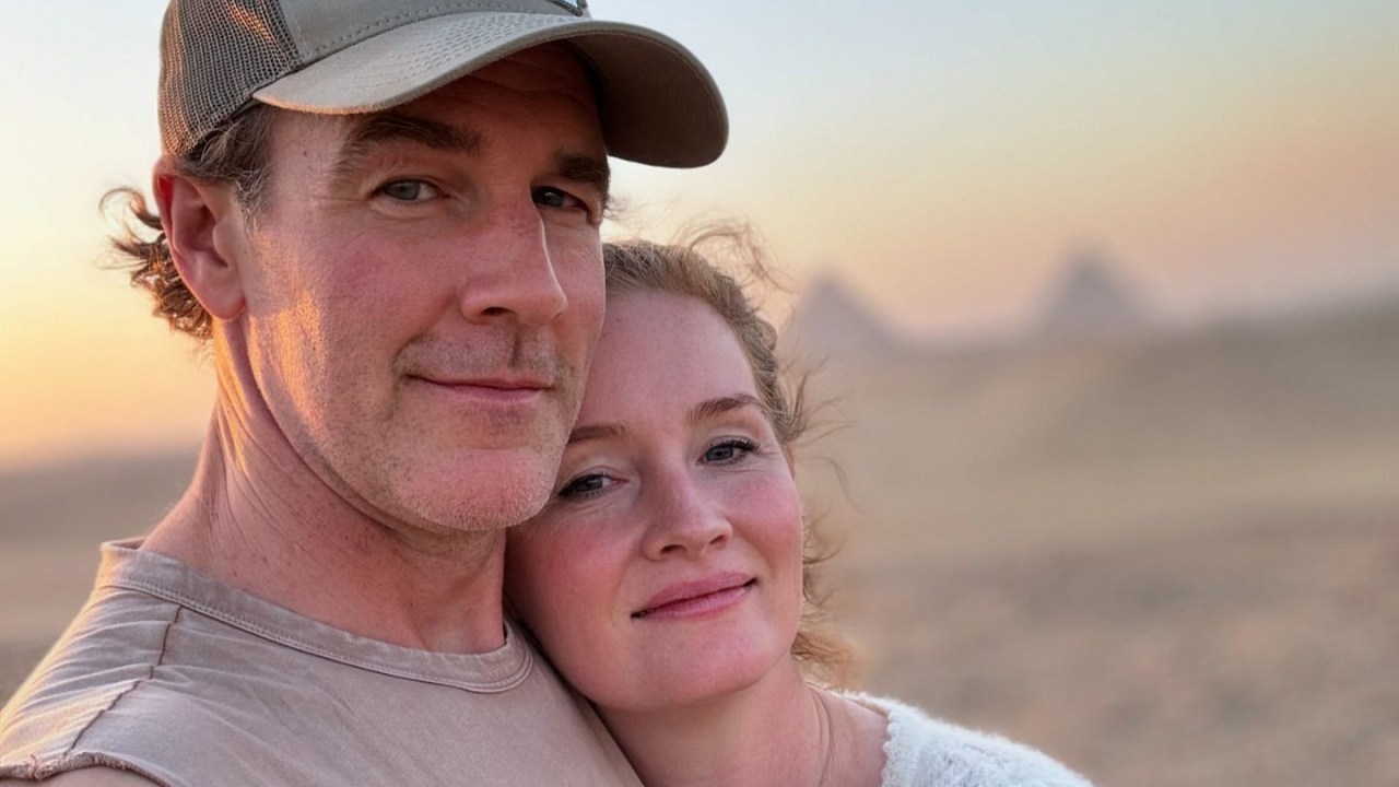 His wife Kimberley Van Der Beek revealed that her husband and her had a vow renewal days before he passed away - with close family and friends in attendance. Picture: Instagram