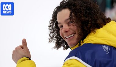 Valentino Guseli thought he saw an 'omen from the shred gods' during the 2026 Winter Olympics halfpipe final