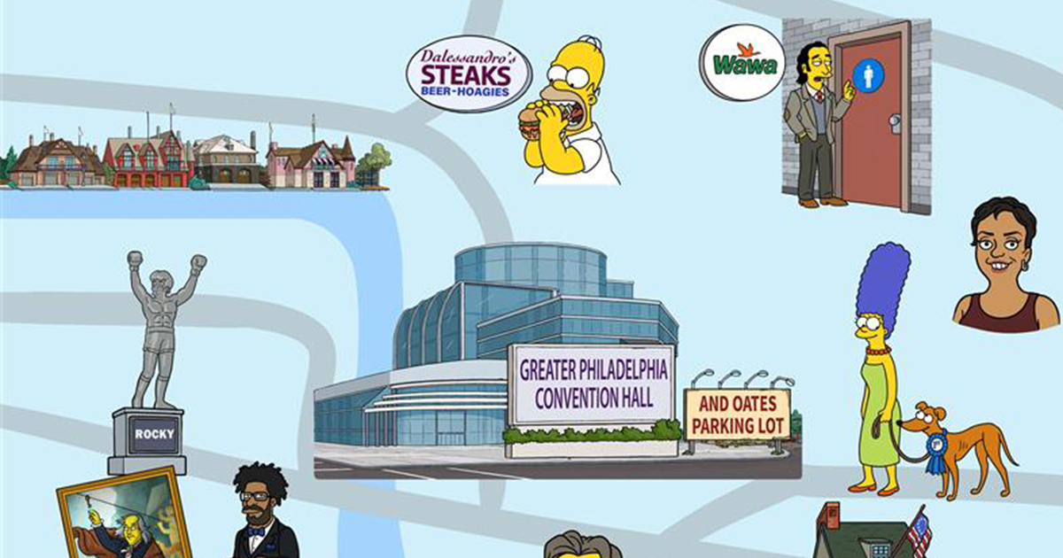 All the Philly People and Places in The Simpsons’ 800th Episode