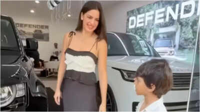 Hardik Pandya gifts ex-wife Natasa Stankovic a luxury car worth Rs 4 crore, poses joyfully with son Agastya - PICS