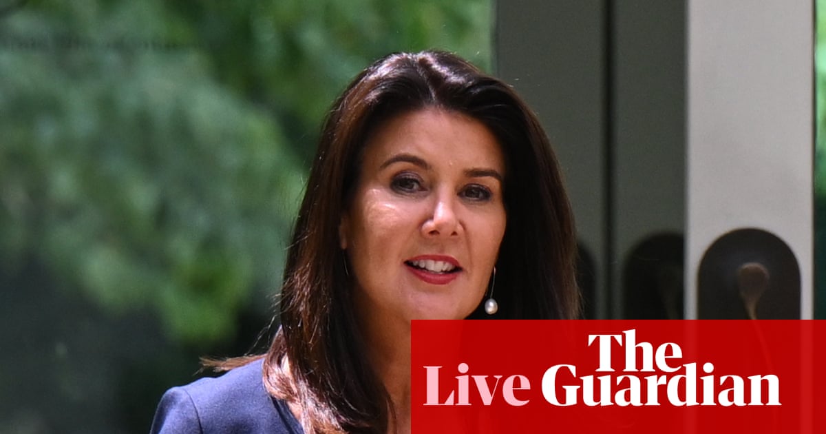 Australia news live: Hume says opposition would resist any CGT increase; high-profile Liberal quits party saying there are ‘other ways I can support women’ | Australia news