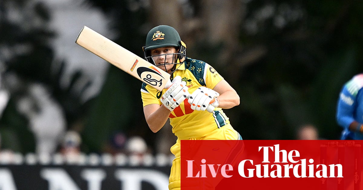 Australia v India: second women’s one-day cricket international – live | Australia women's cricket team