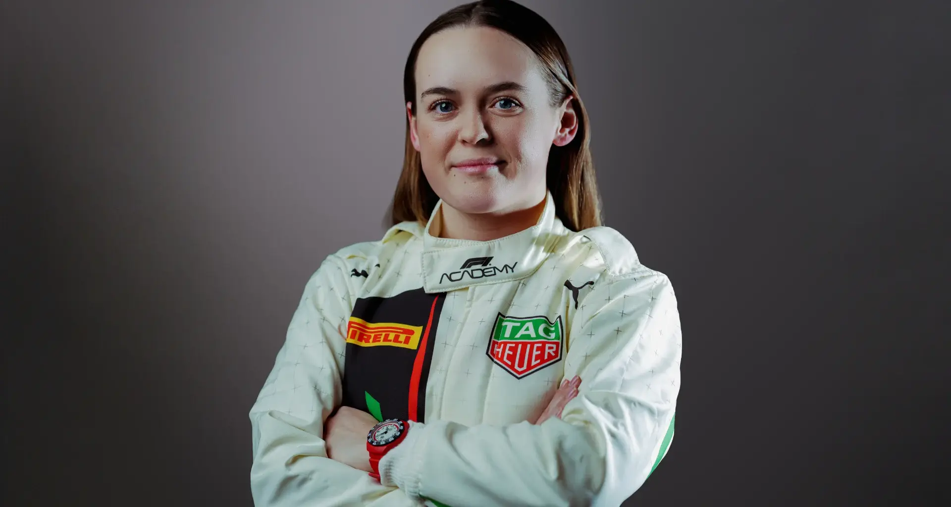 LAS VEGAS, NEVADA - NOVEMBER 22: 2025 F1 Academy champion and 5th placed Doriane Pin of France and