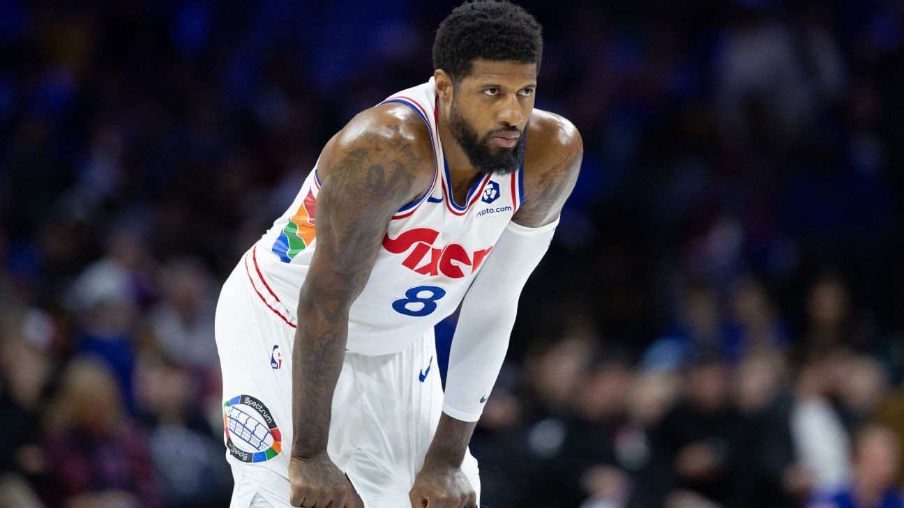 76ers' George banned 25 games for taking 'improper medication'