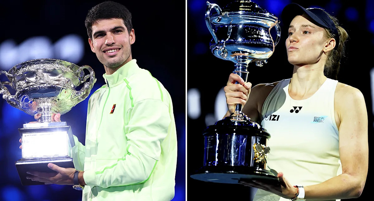 Australian Open 2026: Rule set to change as Carlos Alcaraz and Elena Rybakina lose $3.7m of prize money