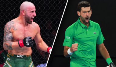 Alex Volkanovski and Novak Djokovic just reminded us what sporting greatness is