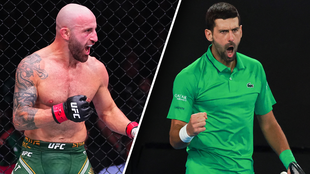 Alex Volkanovski and Novak Djokovic just reminded us what sporting greatness is