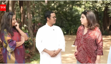 Farah Khan visits Shabana Azmi's house for vlog; netizens call out cook Dilip's 'overacting,' saying, 'He was irritating' | Hindi Movie News