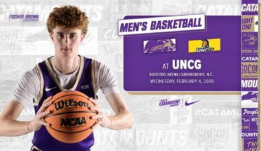 Men's Basketball Visits UNCG for Midweek Showdown