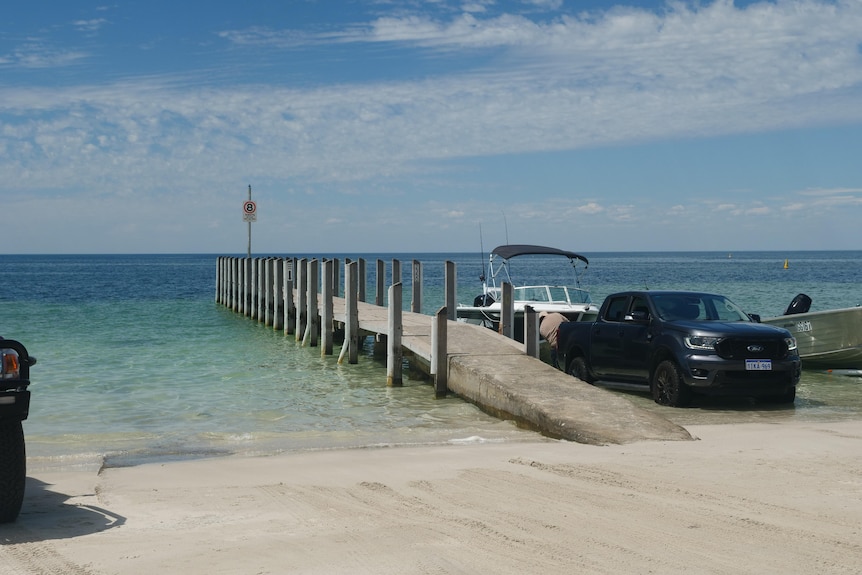 The boat ramp at Quindalup.