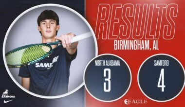 Samford Men's Tennis Claims 4-3 Win Over North Alabama