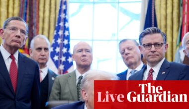 Trump scolds CNN reporter Kaitlan Collins for not smiling as she asks about Epstein abuse survivors – as it happened | Trump administration