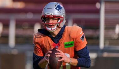 Pats' Drake Maye (shoulder) full participant in practice, feels 'great'