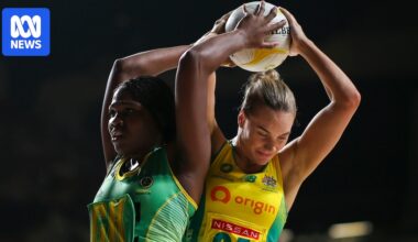 Diamonds defeat Jamaica in first netball Test match in Adelaide
