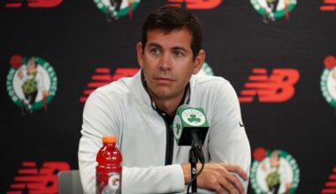 Celtics' Brad Stevens: No pressure on Jayson Tatum to return