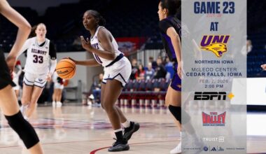 Women’s Basketball Faces Northern Iowa to Close Out Road Weekend Saturday Afternoon