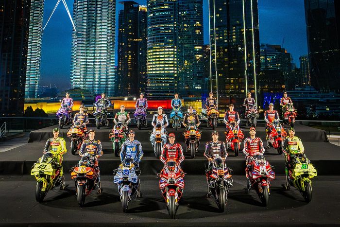 MotoGP riders group photo