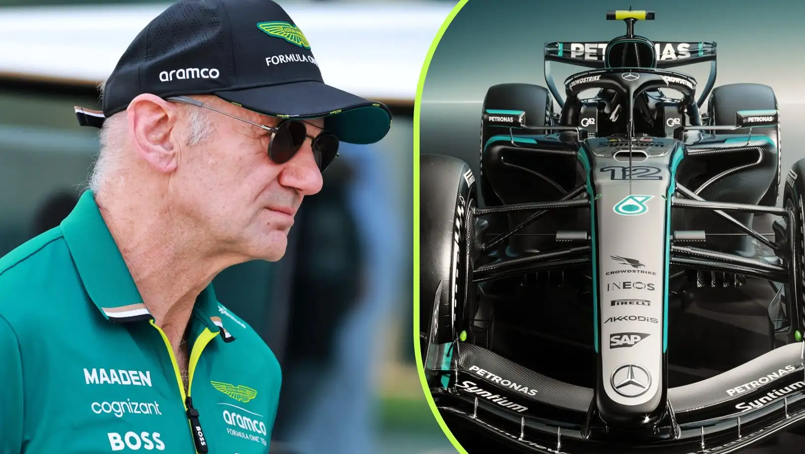 'Extreme' Adrian Newey suspension under scrutiny as Mercedes hides four seconds