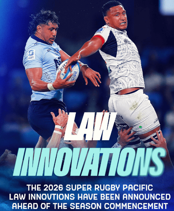 Super Rugby Pacific outlines new 2026 law tweaks -