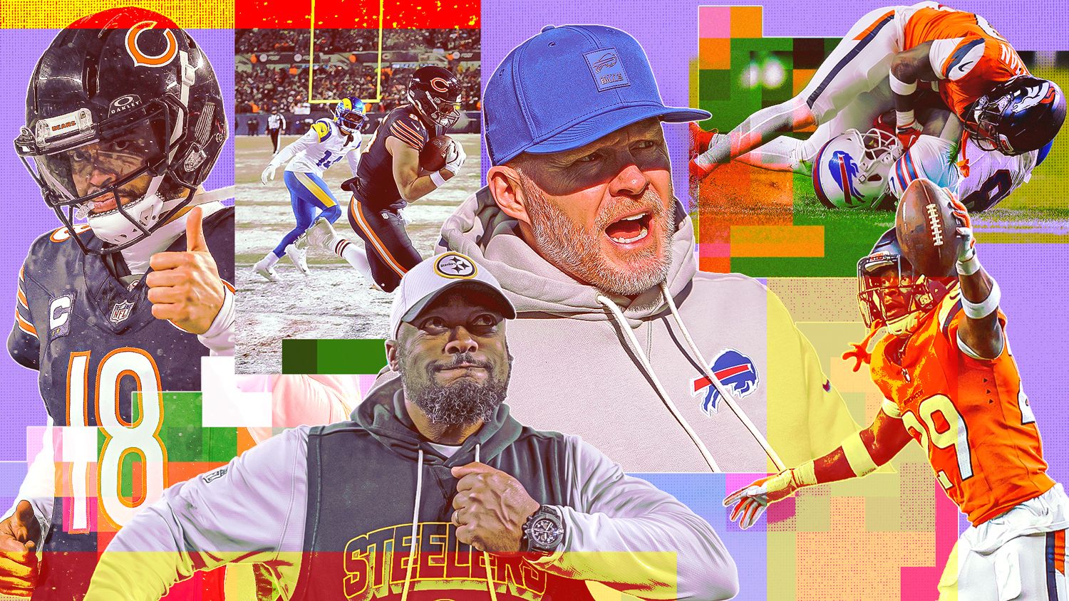 Best of the NFL postseason: Snow, chaos, trickery and more