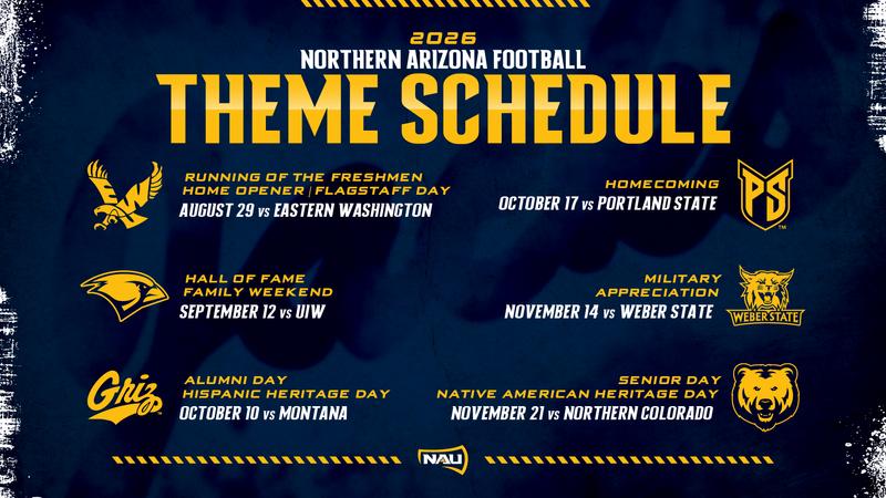 Lumberjack Football Announces 2026 Home Game Themes