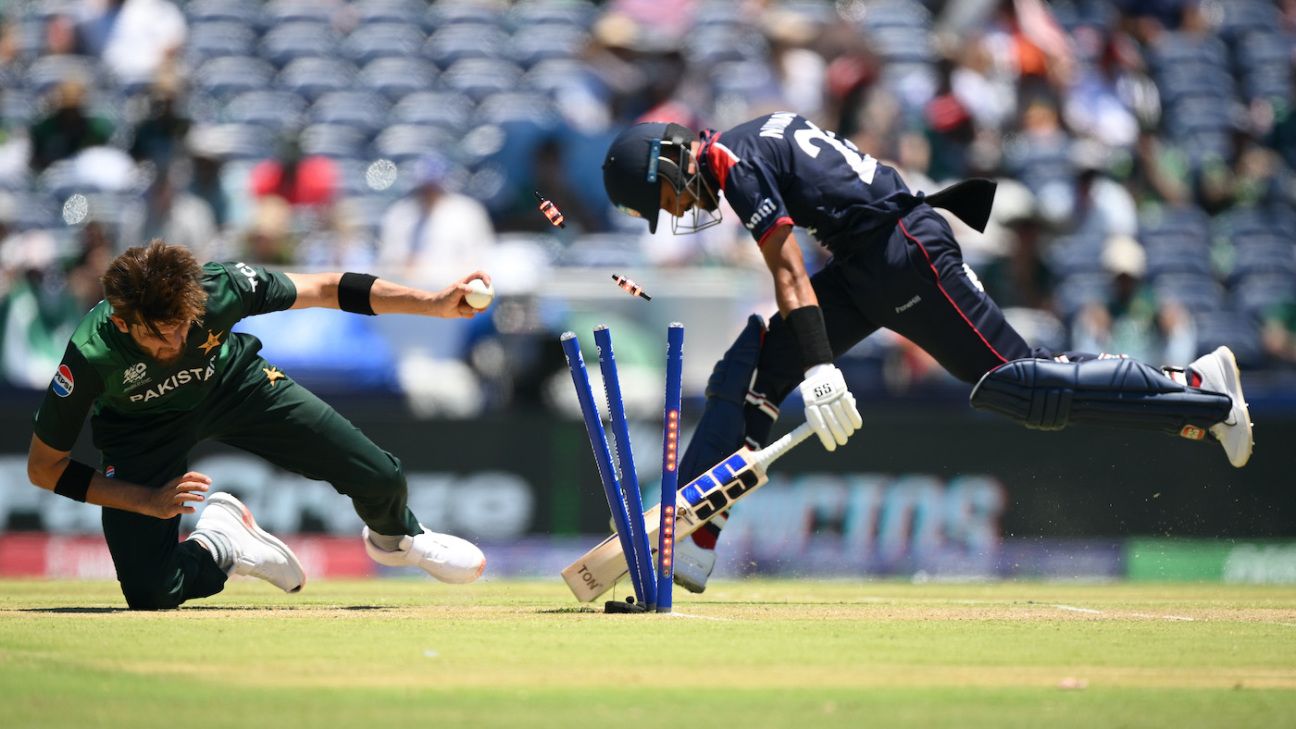 PAK vs USA live score, T20 World Cup 2026: à¤•à¥ à¤¯à¤¾ à¤ à¤• à¤¬à¤¾à¤° à¤«à¤¿à¤° à¤‰à¤²à¤Ÿà¤«à¥‡à¤° à¤•à¤° à¤ªà¤¾à¤ à¤—à¤¾ USA? - ESPN