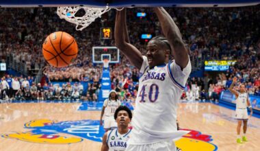 Darryn Peterson-less Kansas hands No. 1 Arizona first loss