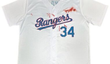 Texas Rangers to give away bloodstained Nolan Ryan tribute jersey