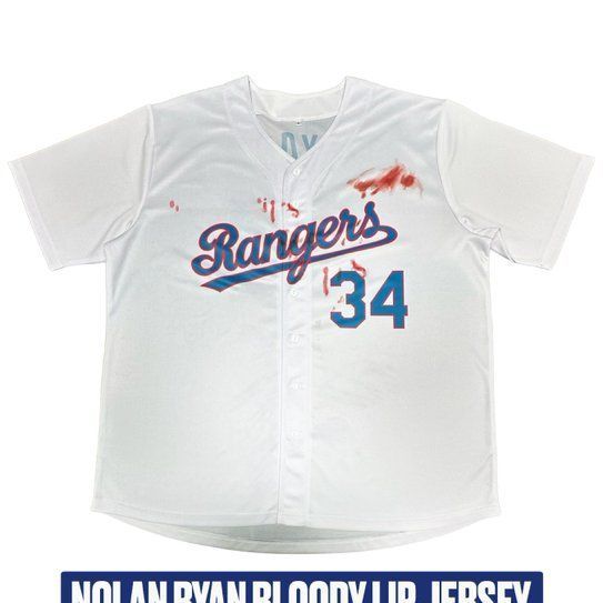 Texas Rangers to give away bloodstained Nolan Ryan tribute jersey