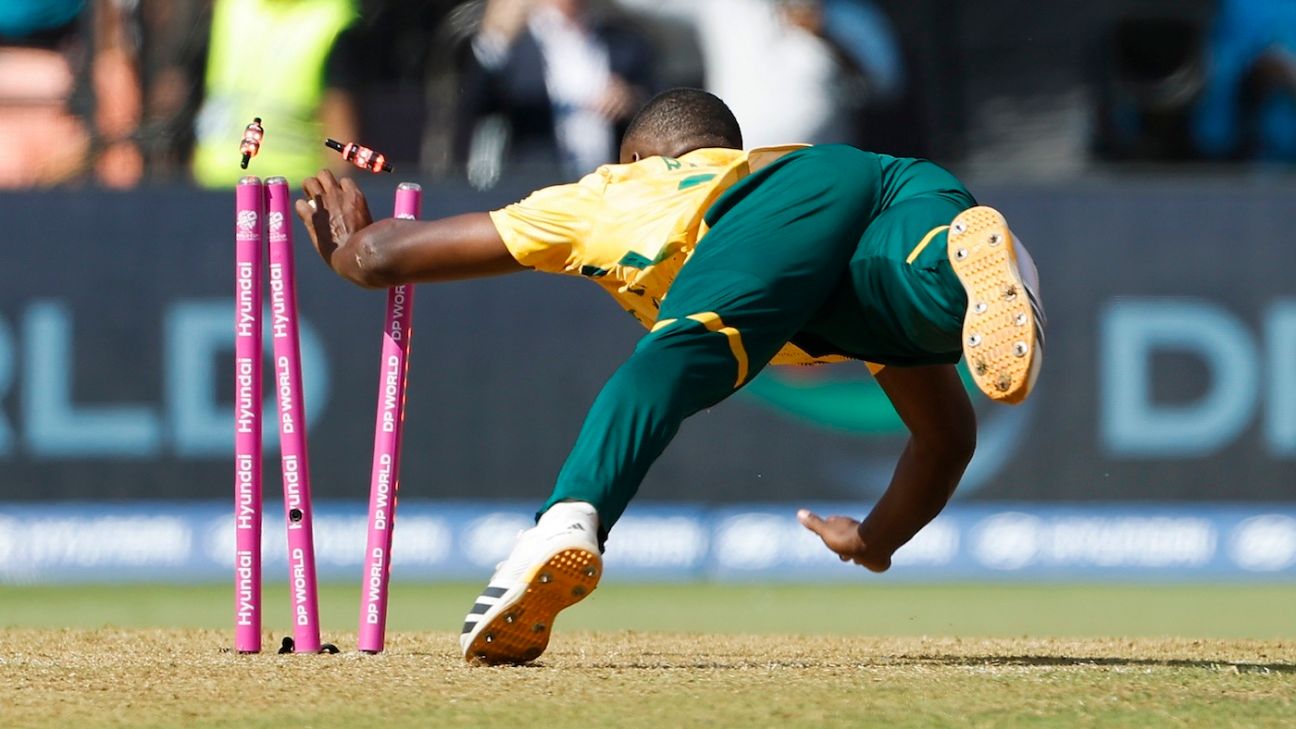 Rabada to Noor - 13 needed from six balls. Here's what happened next