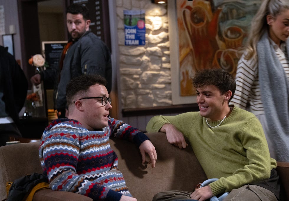 Ross Barton, Vinny Dingle, Lewis Barton, Emmerdale ross barton, vinny dingle, lewis barton, emmerdale