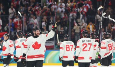 Grades, questions from Canada's Olympic hockey win vs. Czechia