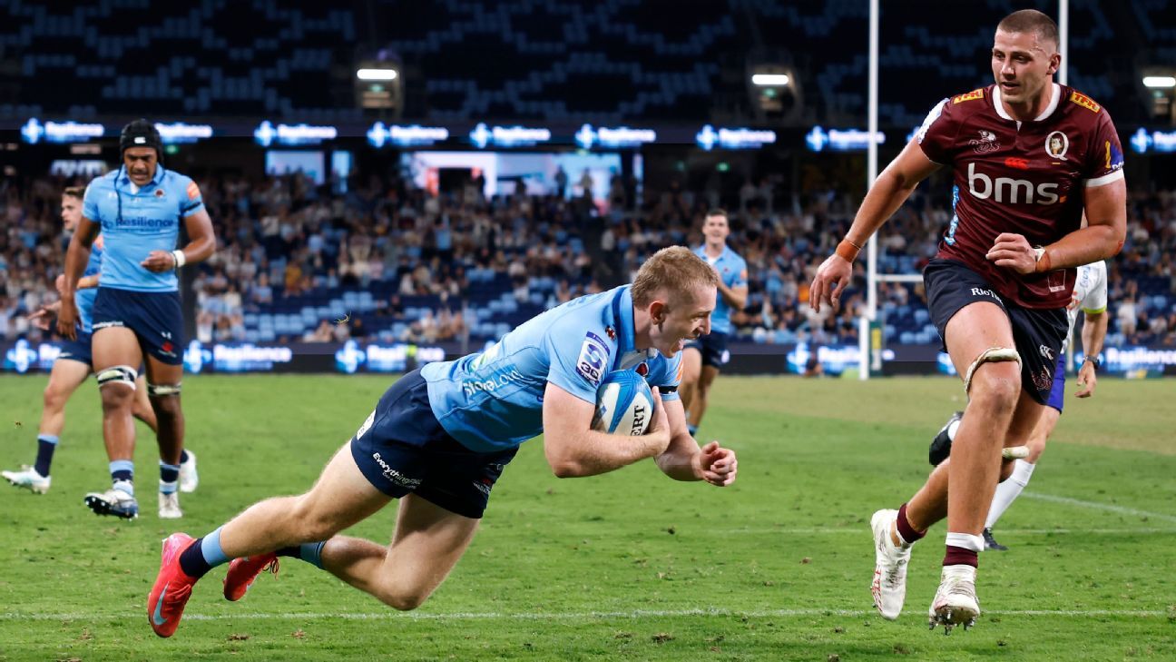 Right-left goodbye: Max Jorgensen stuns again in Waratahs' derby win