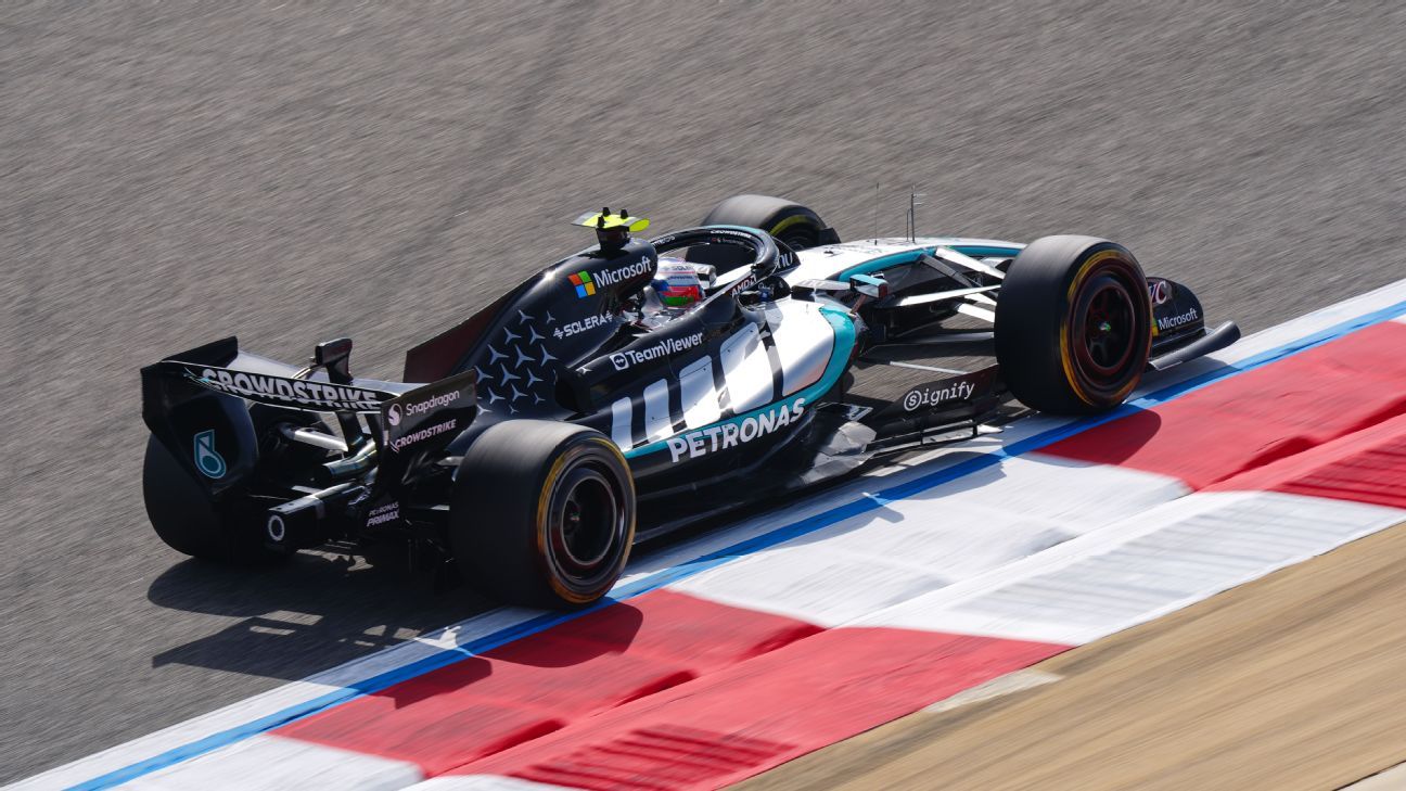 F1 testing: Mercedes showcase pace as Antonelli, Russell top day 3 in Bahrain