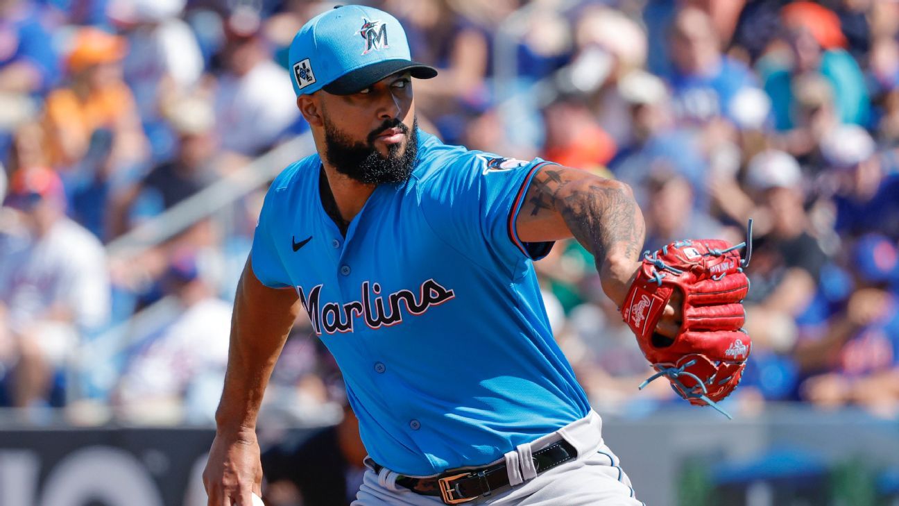 Marlins name ace Sandy Alcántara Opening Day starter