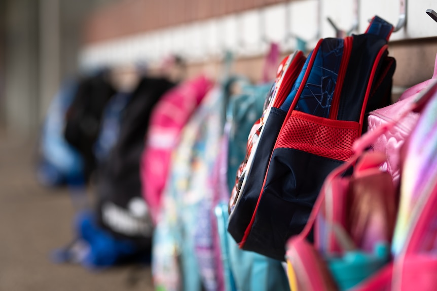 Generic classroom with art on the walls