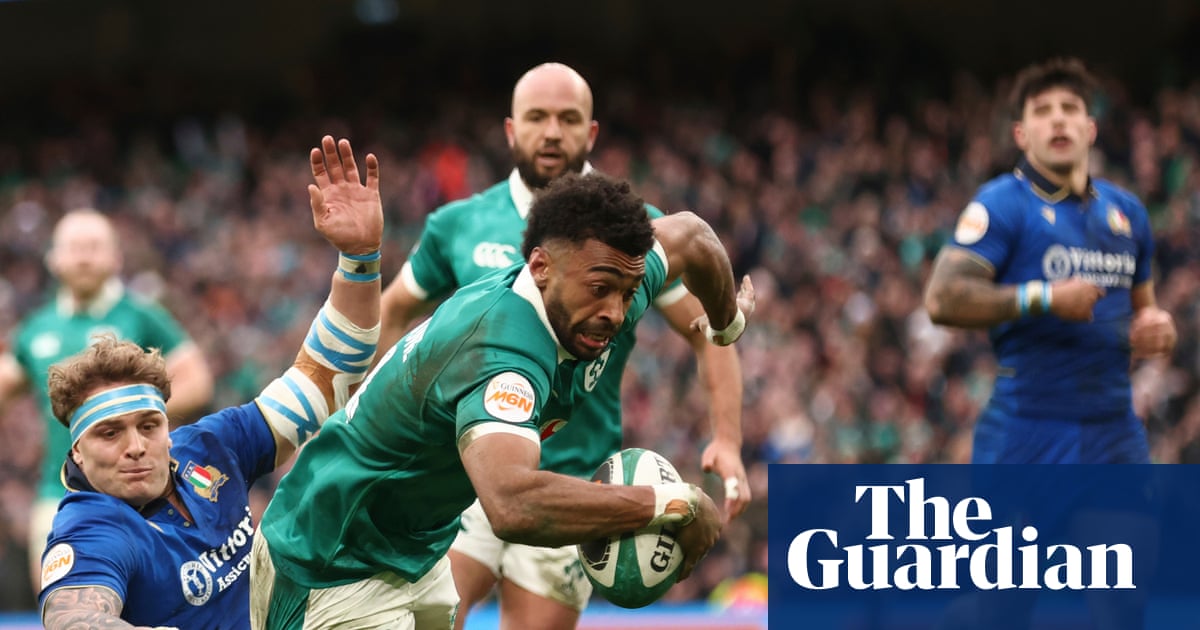 Baloucoune spares Ireland’s Six Nations blushes as they recover to see off Italy | Six Nations 2026