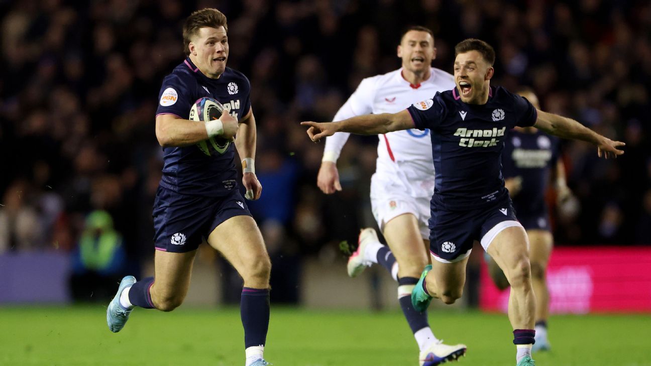 Scotland 31-20 England: Hosts win Calcutta Cup in Six Nations clash