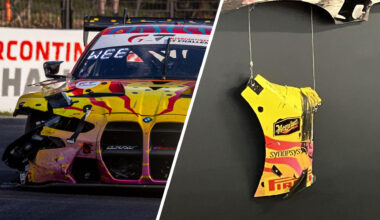 Bathurst 12 Hour Art Car part already a museum piece after kangaroo hit