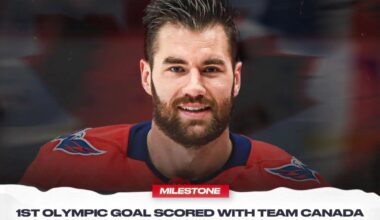 Tom Wilson records milestone first Olympic goal for Team Canada in first period against France