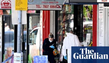 Man arrested after stabbing in western Sydney leaves one dead and two critically injured | Australia news