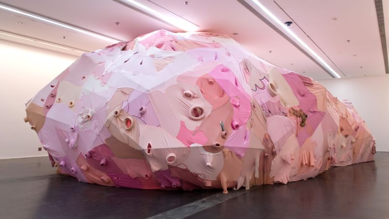 For Chinese sculpture artist Yin Xiuzhen, old clothes carry new meaning