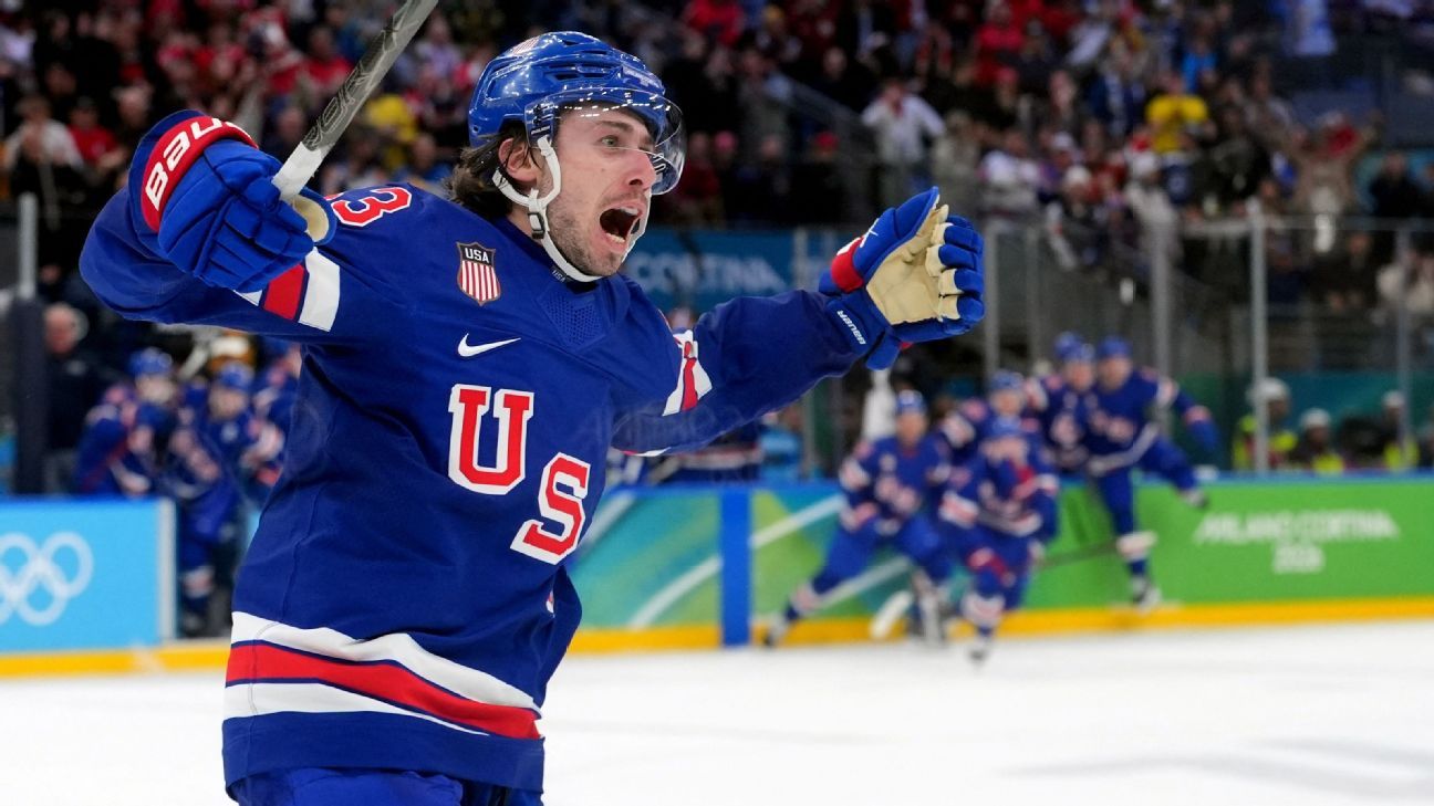 Grades, questions from USA's Olympic hockey win vs. Sweden