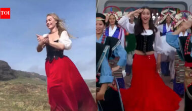 Margot Robbie's 'Wuthering Heights' dance video goes viral; Bollywood fans say Kareena Kapoor Khan 'did it first' in 'Jab We Met' - WATCH |